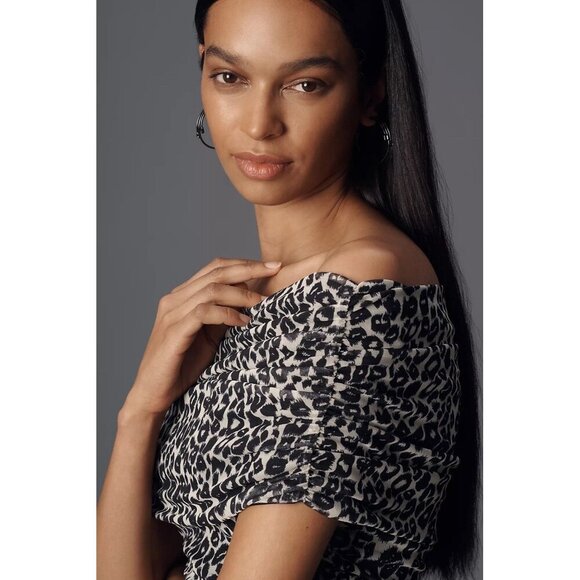 NWT Size M - Anthropologie Maeve Off-The-Shoulder Top - Picture 2 of 15